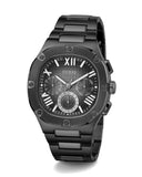 Buy Shop Guess Headliner Multifunction Black Dial Black Steel Strap Watch For Men - GW0572G3 USA Online