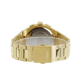 Buy Shop Guess Headliner Multifunction Black Dial Gold Steel Strap Watch For Men - GW0572G2 USA Online