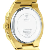 Buy Shop Guess Headliner Multifunction Black Dial Gold Steel Strap Watch For Men - GW0572G2 USA Online