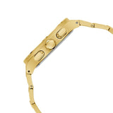Buy Shop Guess Headliner Multifunction Black Dial Gold Steel Strap Watch For Men - GW0572G2 USA Online