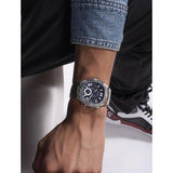Buy Shop Guess Headliner Multifunction Blue Dial Silver Steel Strap Watch For Men - GW0572G1 USA Online