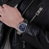 Buy Shop Guess Headliner Multifunction Blue Dial Silver Steel Strap Watch For Men - GW0572G1 USA Online