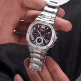 Buy Shop Guess Headliner Multifunction Blue Dial Silver Steel Strap Watch For Men - GW0572G1 USA Online