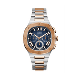Buy Shop Guess Headliner Multifunction Blue Dial Two Tone Steel Strap Watch For Men - GW0572G4 USA Online