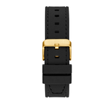 Buy Shop Guess Headliner Multifunction Green Dial Black Silicone Strap Watch For Men - GW0571G3 USA Online