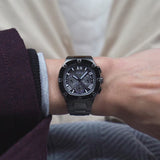 Buy Shop Guess Headliner Quartz Black Dial Grey Steel Strap Watch For Men - GW0572G5 USA Online