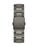 Buy Shop Guess Headliner Quartz Black Dial Grey Steel Strap Watch For Men - GW0572G5 USA Online