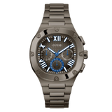 Buy Shop Guess Headliner Quartz Black Dial Grey Steel Strap Watch For Men - GW0572G5 USA Online