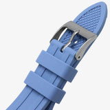 Buy Shop Guess Heiress Diamonds Blue Dial Blue Rubber Strap Watch for Women - GW0407L1 USA Online