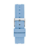 Buy Shop Guess Heiress Diamonds Blue Dial Blue Rubber Strap Watch for Women - GW0407L1 USA Online