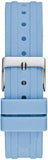 Buy Shop Guess Heiress Diamonds Blue Dial Blue Rubber Strap Watch for Women - GW0407L1 USA Online