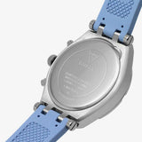 Buy Shop Guess Heiress Diamonds Blue Dial Blue Rubber Strap Watch for Women - GW0407L1 USA Online