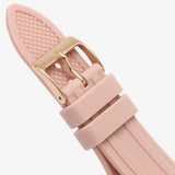 Buy Shop Guess Heiress Diamonds Rose Gold Dial Pink Rubber Strap Watch for Women - GW0407L3 USA Online