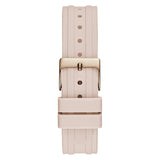 Buy Shop Guess Heiress Diamonds Rose Gold Dial Pink Rubber Strap Watch for Women - GW0407L3 USA Online