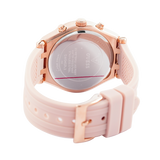 Buy Shop Guess Heiress Diamonds Rose Gold Dial Pink Rubber Strap Watch for Women - GW0407L3 USA Online