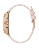 Buy Shop Guess Heiress Diamonds Rose Gold Dial Pink Rubber Strap Watch for Women - GW0407L3 USA Online
