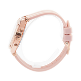 Buy Shop Guess Heiress Diamonds Rose Gold Dial Pink Rubber Strap Watch for Women - GW0407L3 USA Online