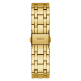 Buy Shop Guess Heiress Multifunction Diamonds Gold Dial Gold Steel Strap Watch for Women - GW0440L2 USA Online