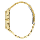 Buy Shop Guess Heiress Multifunction Diamonds Gold Dial Gold Steel Strap Watch for Women - GW0440L2 USA Online