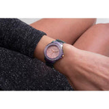 Buy Shop Guess Heiress Multifunction Diamonds Purple Dial Purple Steel Strap Watch for Women - GW0440L3 USA Online