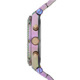 Buy Shop Guess Heiress Multifunction Diamonds Purple Dial Purple Steel Strap Watch for Women - GW0440L3 USA Online