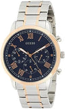 Buy Shop Guess Hendrix Chronograph Blue Dial Two Tone Steel Strap Watch for Men - W1309G4 USA Online