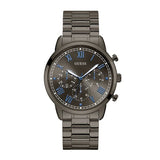 Buy Shop Guess Hendrix Chronograph Gunmetal Dial Gunmetal Steel Strap Watch for Men - W1309G3 USA Online