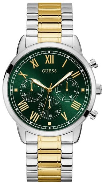 Buy Shop Guess Hendrix Green Dial Two Tone Steel Strap Watch For Men - GW0066G2 USA Online