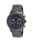 Buy Shop Guess Hendrix Chronograph Gunmetal Dial Gunmetal Steel Strap Watch for Men - W1309G3 USA Online