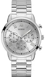 Buy Shop Guess Hendrix Silver Dial Silver Steel Strap Watch for Men - GW0066G1 USA Online
