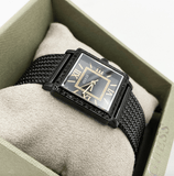 Buy Shop Guess Highline Black Dial Black Mesh Bracelet Watch for Women - W0826L4 USA Online