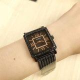 Buy Shop Guess Highline Black Dial Black Mesh Bracelet Watch for Women - W0826L4 USA Online