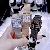 Buy Shop Guess Highline Black Dial Black Mesh Bracelet Watch for Women - W0826L4 USA Online