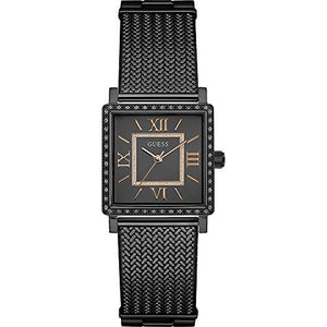Buy Shop Guess Highline Black Dial Black Mesh Bracelet Watch for Women - W0826L4 USA Online