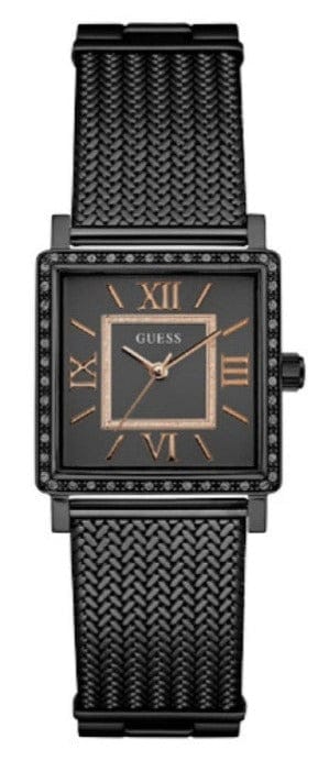 Buy Shop Guess Highline Black Dial Black Mesh Bracelet Watch for Women - W0826L4 USA Online