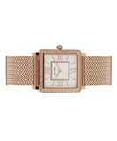 Buy Shop Guess Highline Off White Dial Rose Gold Stainless Steel Mesh Strap Watch For Women - W0826L3 USA Online