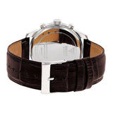 Buy Shop Guess Horizon Chronograph Analog Blue Dial Brown Leather Strap Watch For Men - W0380G6 USA Online