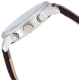 Buy Shop Guess Horizon Chronograph Analog Blue Dial Brown Leather Strap Watch For Men - W0380G6 USA Online