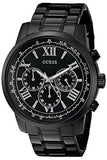 Buy Shop Guess Horizon Chronograph Black Dial Black Steel Strap Watch For Men - W0379G2 USA Online
