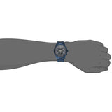 Buy Shop Guess Horizon Chronograph Black Dial Blue Steel Strap Watch For Men - W0379G5 USA Online