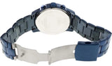 Buy Shop Guess Horizon Chronograph Black Dial Blue Steel Strap Watch For Men - W0379G5 USA Online
