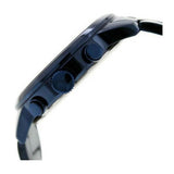 Buy Shop Guess Horizon Chronograph Black Dial Blue Steel Strap Watch For Men - W0379G5 USA Online