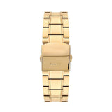 Buy Shop Guess Horizon Chronograph Black Dial Gold Steel Strap Watch For Men - W0379G4 USA Online