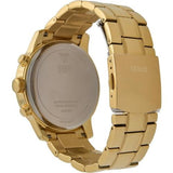 Buy Shop Guess Horizon Chronograph Black Dial Gold Steel Strap Watch For Men - W0379G4 USA Online