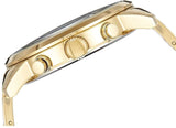 Buy Shop Guess Horizon Chronograph Black Dial Gold Steel Strap Watch For Men - W0379G4 USA Online