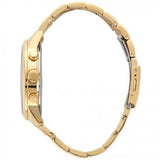Buy Shop Guess Horizon Chronograph Black Dial Gold Steel Strap Watch For Men - W0379G4 USA Online