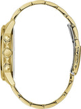 Buy Shop Guess Horizon Chronograph Black Dial Gold Steel Strap Watch For Men - W0379G4 USA Online