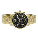 Buy Shop Guess Horizon Chronograph Black Dial Gold Steel Strap Watch For Men - W0379G4 USA Online