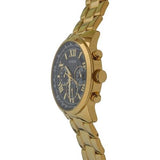 Buy Shop Guess Horizon Chronograph Black Dial Gold Steel Strap Watch For Men - W0379G4 USA Online