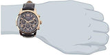 Buy Shop Guess Horizon Chronograph Blue Dial Blue Leather Strap Watch For Men - W0380G5 USA Online